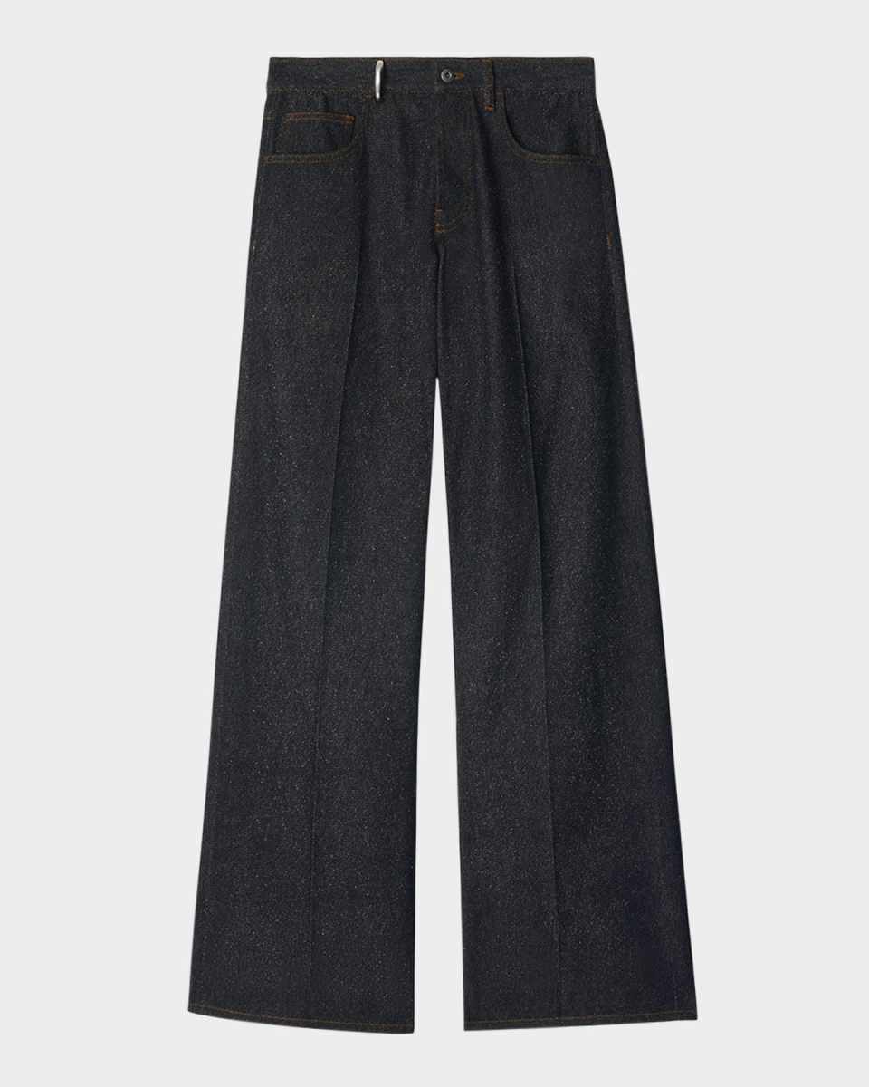 Mid-Rise Wide-Leg Jeans